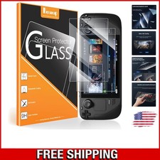 Waterproof 2 Pack 7-Inch HD Steam Deck Screen Protector, Anti-Scratch Glass Film