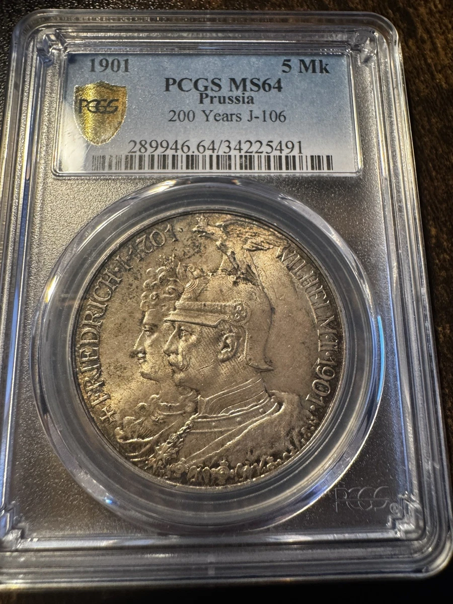 MS 64 Graded 1901 Year German Coins for sale | eBay