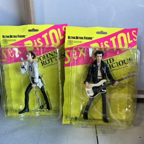 Medicom Toy Sex Pistols Sid Vicious & Johnny Rotten Action Figures NIB