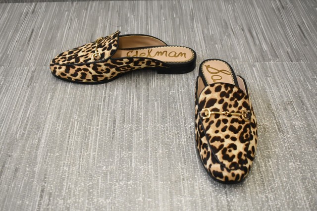 sam edelman animal print mules