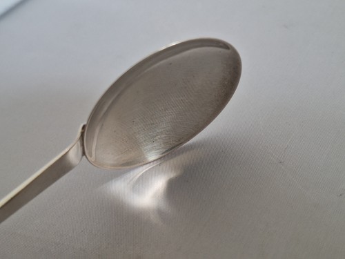 Cucchiaio paletta zucchero formaggio salsiera argento 800 Miracoli Milano antico - Foto 5 di 9