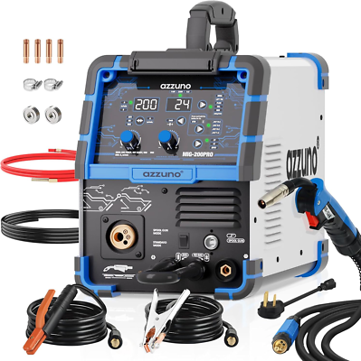 #ad 110V 220V 200A 8 in 1 Mig Gas Mig Mag Aluminum Mig Spot Mig Lift Tig Stick Wel $364.69