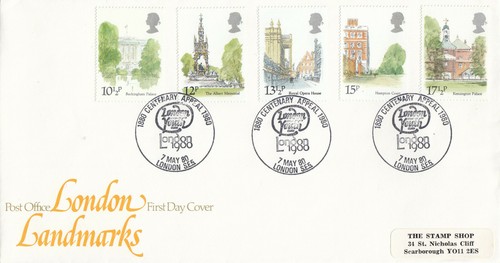 London Landmarks GB PO FDC London Youth Clubs 1980 CLEARANCE (63948)