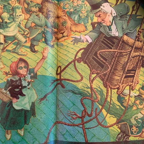 Vtg The Wizard of Oz 1991 Children’s Story Book Frank Baum Illustrated Santore - Picture 7 of 11