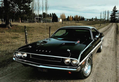 1970 DODGE CHALLENGER - REFRIGERATOR PHOTO MAGNET 3''-5''