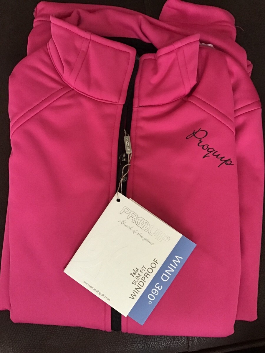 Proquip Ladies Tourflex 360 Isla Golf Wind Jacket Pink New XS