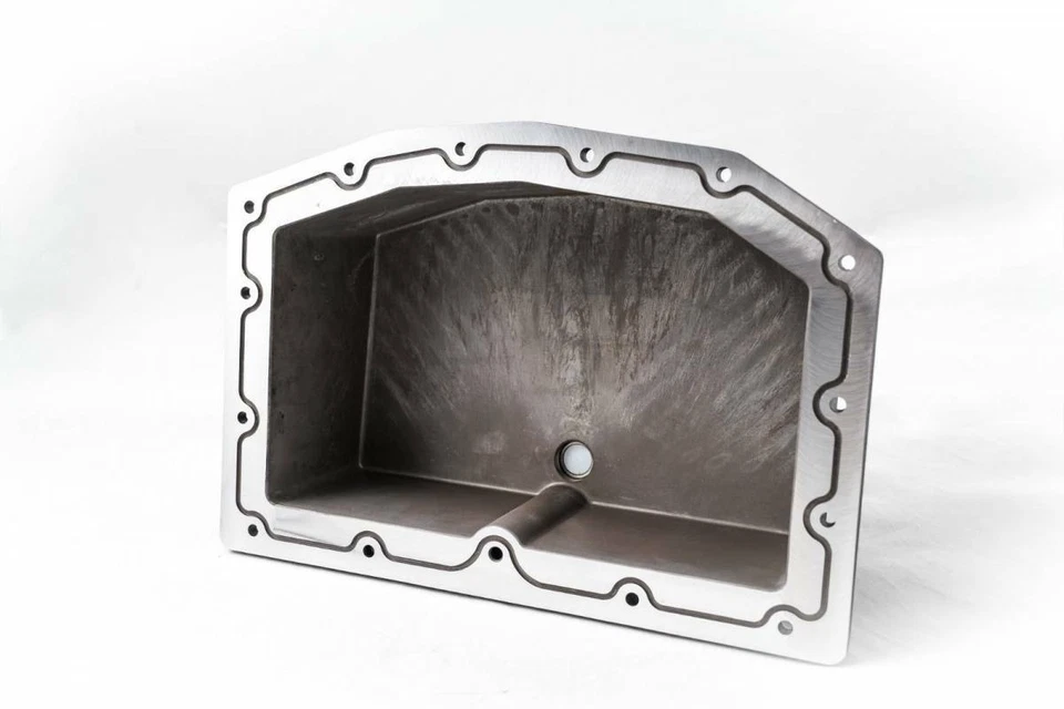 Heavy Duty Cast Aluminum Oil Pan For 11-25 Ford F250 F350 F450 6.7L Powerstroke Foto 4 de 4