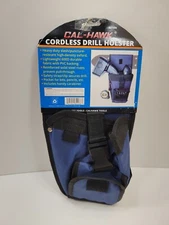 Cal-Hawk NOS Grip Tools Cordless Drill Holster Heavy-Duty 600D Fabric Carabiner