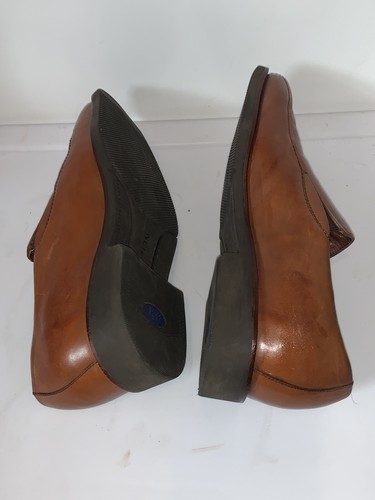Zapatos de vestir sin cordones de cuero marrón Neil M talla 7,5D - Imagen 5 de 8