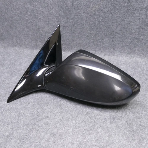 2012-2013 Veloster LH Driver Power Heated Side View Mirror MZH Black OEM 77726