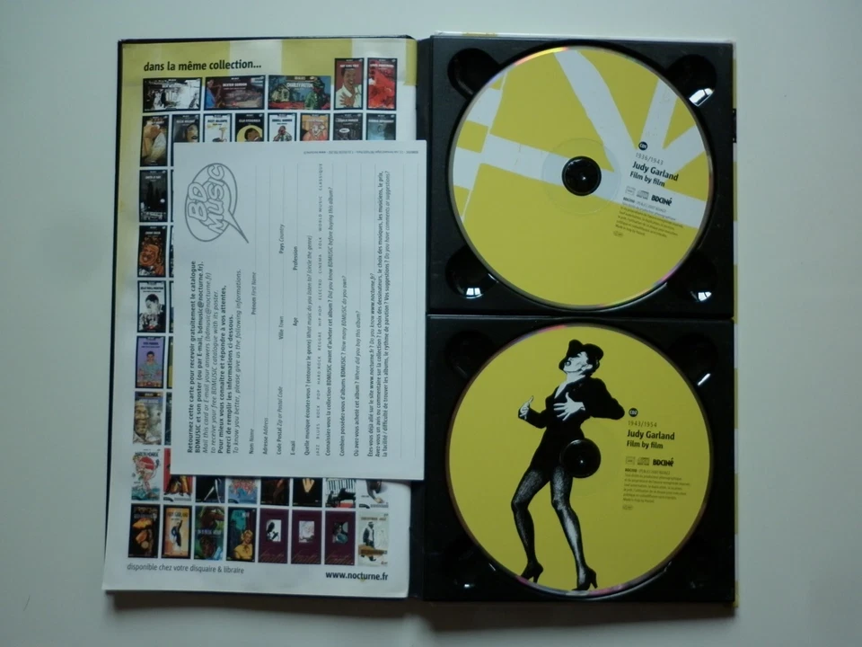 Judy Garland long box 2 cd album 1936-1954 Bande Desssinèe + 2CD - Photo 3/3