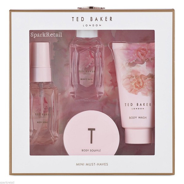 Ted Baker Mini Musthaves Pink Gift Set X 2 8 Items & 400ml in Total