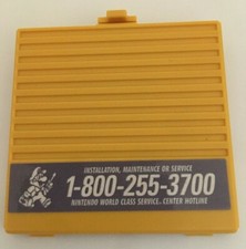 Game Boy Original DMG-01 - Replacement Battery Cover Door - YELLOW  STICKER