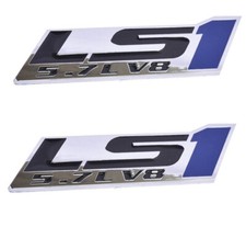 1 GM CHEVY CORVETTE LS1 5.7L ENGINE FENDER EMBLEM BADGE