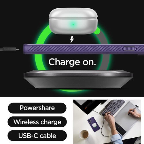 Coque téléphone Spigen [Liquid Air] | pour Samsung Galaxy S24 Ultra | S24 Plus | S24 - Photo 23 sur 52