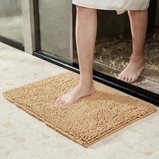 Absorbent Soft Bath Mat Bathroom Shower Rug Floor Carpet Non Slip Home Quick Dry