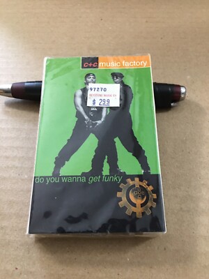 C+C Music Factory    Do You Wanna Get Funky FACTORY SEALED CASSETTE SINGLE C93 D