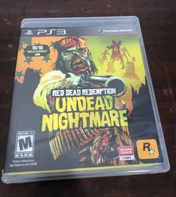Red Dead Redemption Undead Nightmare - Sony Playstation 3 PS3 - w