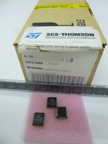 1 piece M28C64C-150K1 | 64 Kbit Parallel EEPROM | 150ns | Vcc 5V | PLCC32 | STM - Picture 8 of 12
