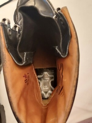 Vintage Combat Military Echt Leder Boots Size 8 1/2 | eBay display picture 1