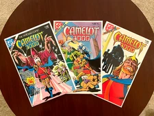 Camelot 3000 #1 #2 & #3 (DC 1982-83) King Arthur Merlin Brian Bolland 9.4 NM