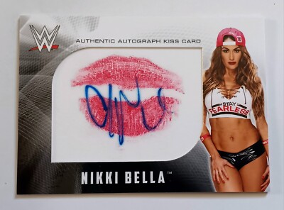 ニッキー　ベラ　キスカード　1/1 TOPPS WWE Nikki Bella 2016 TOPPS DIVA KISS GOLD #D 08/10 | eBay