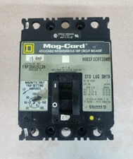 Square D  FAP3601513M Adjustable Instantaneous Trip Circuit Breaker SEE PICS
