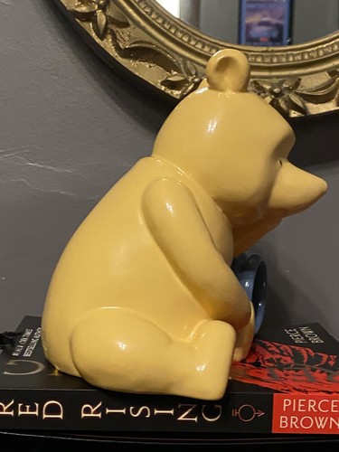 Vintage Disney Classic Winnie The Pooh Honey Pot Piggy Coin Bank 5.5" Ceramic - Picture 4 of 12