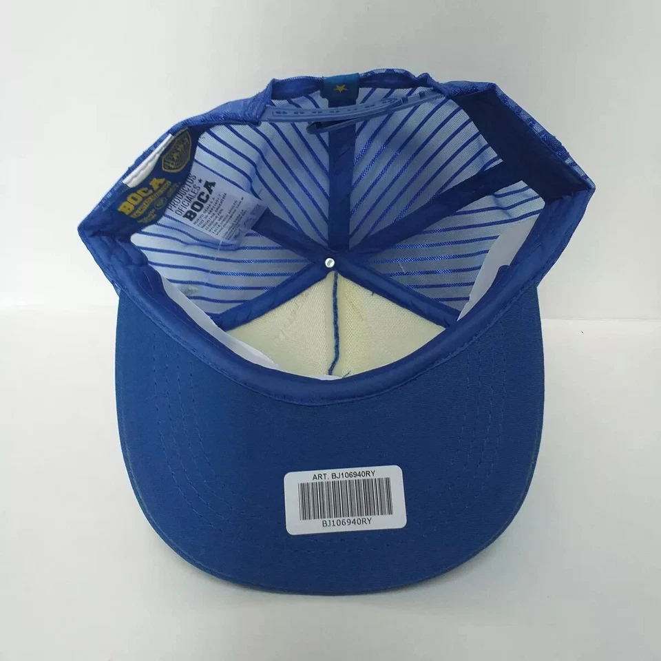 BOCA JRS - Desde 1905 - Bordado - Sombrero Oficial TRUCKER - Gorra - Azul - Nuevo Foto 3 de 4