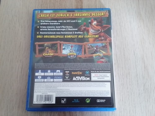 Crash Bandicoot N.Sane Trilogy (Sony PlayStation 4, 2017) - Imagen 2 de 2
