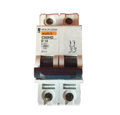 Merlin Gerin C60HD 10A Amo Leitungsschutzschalter 2-polig Typ D D10