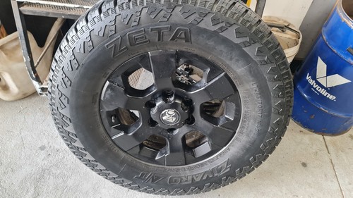 HOLDEN COLORADO 7 RG LTZ 2015 MDL ALLOY WHEEL PAINTED BLACK & TYRE 285 ...