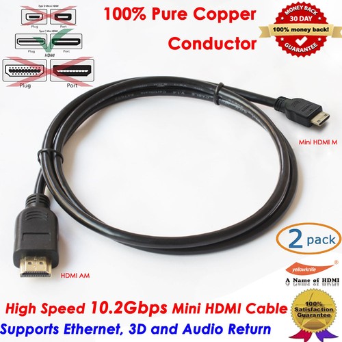 Sydney 3M 5M HDMI to Mini HDMI Type C Cable for HDTV DV 1080p Camera - Picture 11 of 12