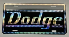 RETRO 70'S PRISM Metal License Plate Fits Dodge Charger Dart Challenger Coronet