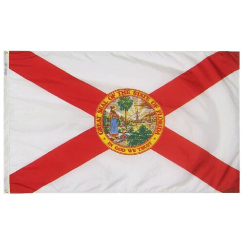 Florida Annin Flagmakers State Nylon Flag Indoor Outdoor All Sizes - Picture 11 of 15