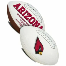 Arizona Cardinals Full Size Football White Panel Logo Signature Series New inbox