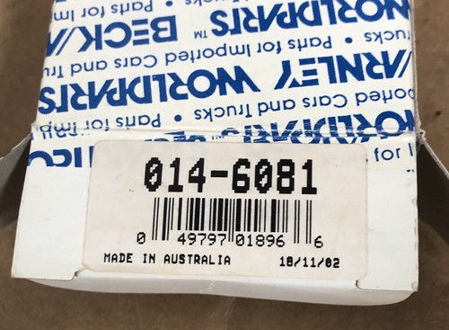 NOS Beck/Arnley Main Bearing Std Set of 10 Fits 83-97 GMC Toyota Part #014-6081. - Picture 7 of 7