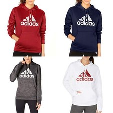 NEW Adidas Women  s Athletic Sweatshirt Originals Shine Logo Long Sleeve Hoodie