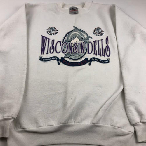 VTG Oneita Sweater 1994 Wisconsin Dells - image 1