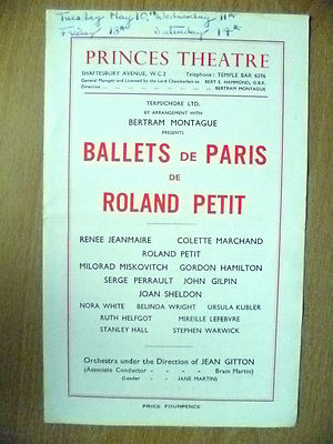 Ballets De Paris Roland Petit: Suite De Danses Du Beau Danube, L'Oeuf A La Coque