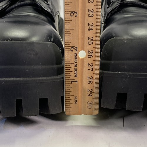 ASOS DESIGN Mayan Chunky Oxford Shoes Black Vegan Faux Leather Women 8 Goth Punk - Picture 8 of 21