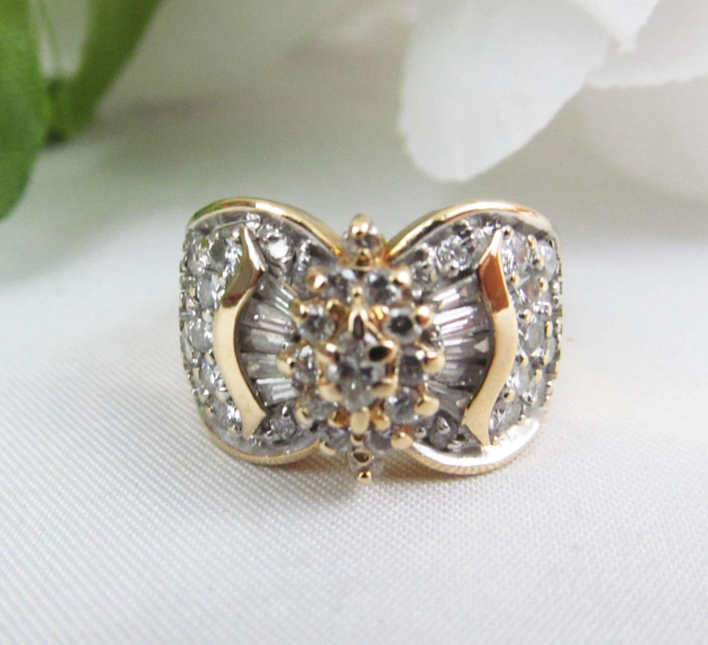 Morganite and Diamond 14kt Rose Gold Ring | Costco