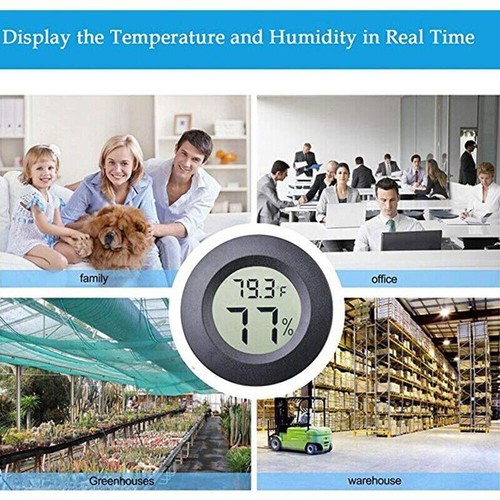 Mini Digital LCD Thermometer Hygrometer Humidity Temperature Meter Indoor Tester - Picture 7 of 16