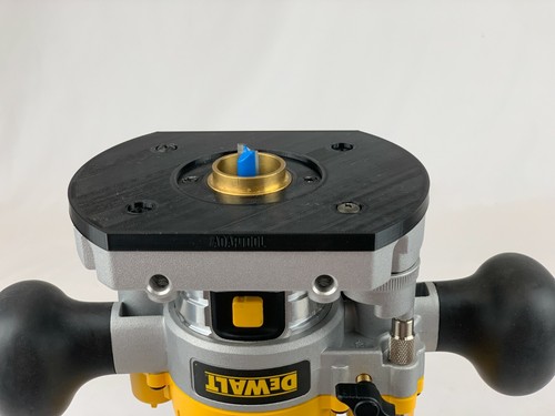 Sub BASE PLATE Guide Bush Adaptor For DEWALT DCW604NT-XJ DCW604NT Plunge Router - Picture 8 of 10