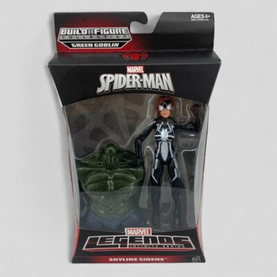 アメコミ MARVEL LEGENDS INFINITE SKYLINE SIRENS Marvel Legends Black Cat (Skyline Sirens) Green Goblin Build A