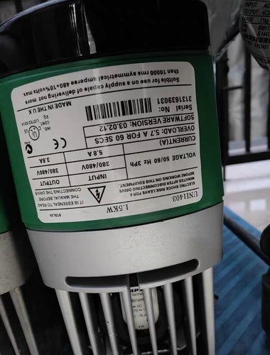 Used Control Technologies Unidrive UNI1403 AC drive 1.5 kW test ok,DHL/FEDEX - Picture 3 of 4