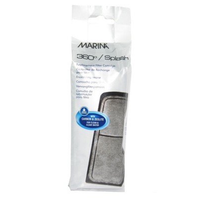 Marina 360 Splash Ersatz Filter Kartusche Kohle Zeolith Aquarium Aquarium