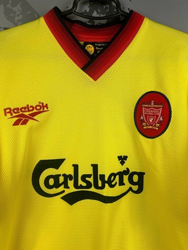 Liverpool Jersey Away football Soccer shirt 1997 - 1999 Reebok Men 38/40 ig93 - Picture 5 of 9
