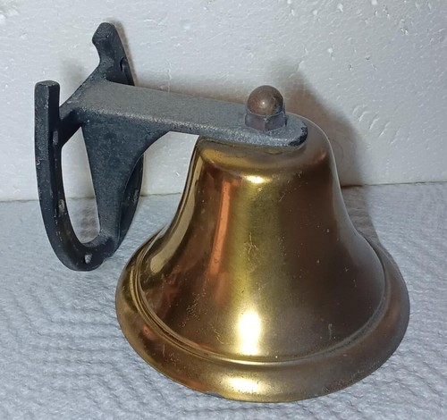 Glocke Messing Wanddeko Home Office Eingang - Bild 1 von 4