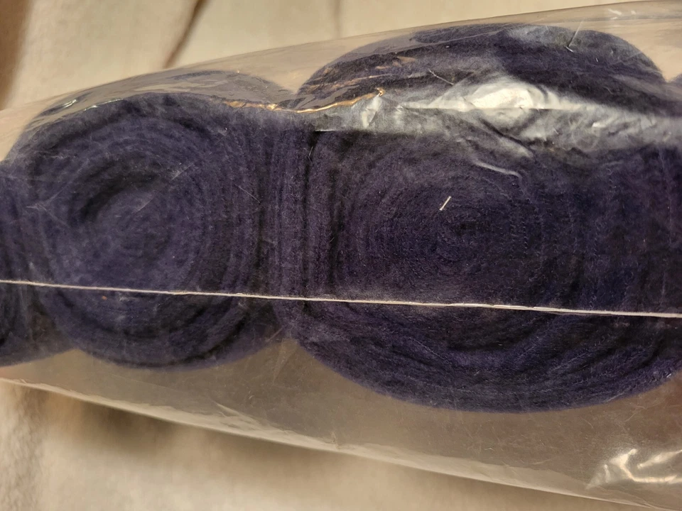 Conjunto de 4 envolturas para piernas polo de lana suave textiles equinos comodidad caballo azul marino Foto 3 de 4